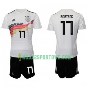 Koszulka Niemcy BOATENG 17 Dziecięcy Domowe Stroje Piłkarskie 2019 Krótki Rękaw